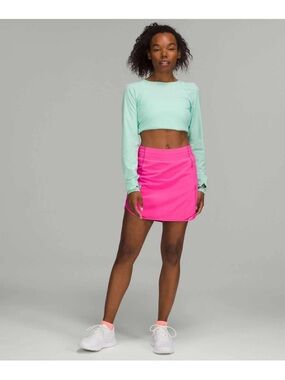 Lululemon Hotty Hot High-Rise Skirt (Sonic Pink / Bright Pink) - Size 12